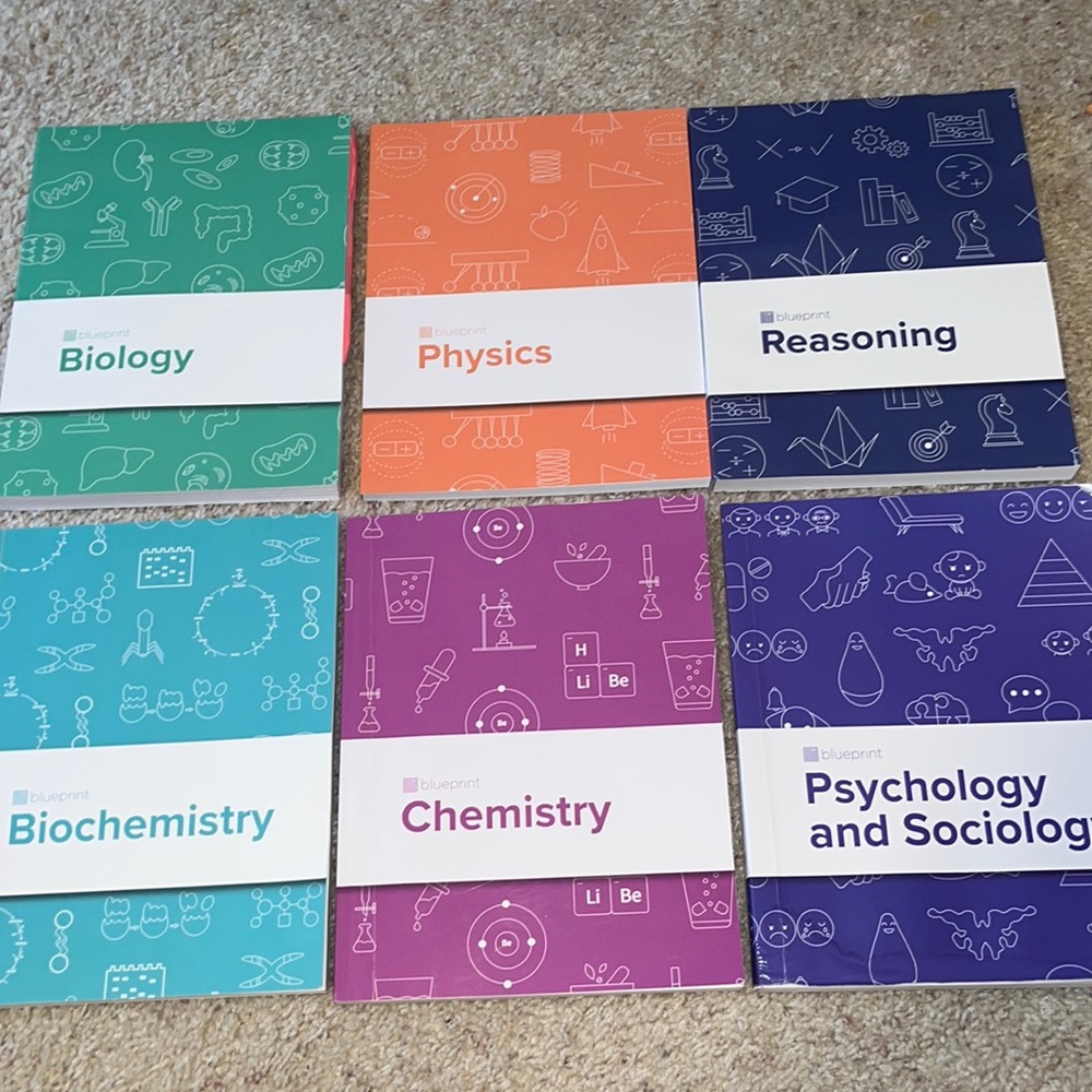 MCAT Blueprint Prep Books